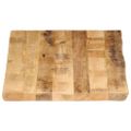 vidaXL Stolová doska živá hrana 110x60x2,5 cm masívny surový mangovník