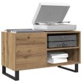 vidaXL Skrinka na platne dub artisan 84,5x38x48 cm kompozitné drevo