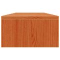 vidaXL Stojan na monitor voskovo-hnedý 100x24x13 cm masívna borovica