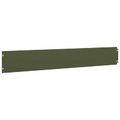 vidaXL Obrubník trávnika 30 ks 15 x 103 cm Oceľ Olivovo zelená