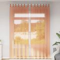 vidaXL Voile Záclony s pútkami 2 ks Terakota 140x260 cm