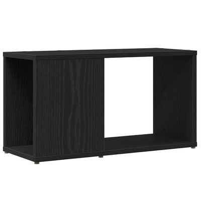 VidaXL TV skrinka dub čierny 60x24x32 cm kompozitné drevo
