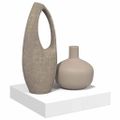 vidaXL Plávajúca nástenná polica, lesklá biela 23x23,5x3,8 cm, MDF