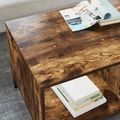 vidaXL Konferenčný stolík Dymová dub 90 x 49 x 46 cm Kompozitné drevo