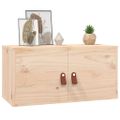 vidaXL Nástenné skrinky 2 ks 60x30x30 cm masívna borovica