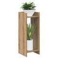 vidaXL Stojan na rastliny 2 ks Dub artisan 30 x 30 x 80 cm