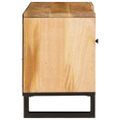 vidaXL TV skrinka Hnedá 80 x 33 x 46 cm Masívne mango drevo