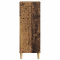 vidaXL Servírovacia skriňa Staré drevo 33 x 34,5 x 90 cm