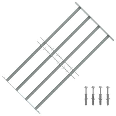Nastaviteľná bezpečnostná okenná mreža so 4 priečkami 700-1050 mm