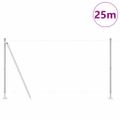 vidaXL Hexagonálne oplotenie s betónovým podstavcom 25 x 1,2 m