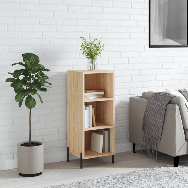 vidaXL Komoda dub sonoma 34,5x32,5x90 cm kompozitné drevo