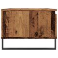 vidaXL Konferenčný stolík staré drevo 90x50x36,5 cm kompozitné drevo