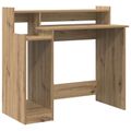 vidaXL Stôl Remeselný dub 97 x 45 x 90 cm Kompozitné drevo