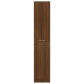 vidaXL Skrinka na lieky hnedý dub 30x42,5x150 cm spracované drevo