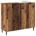 vidaXL Servírovacia skriňa Staré drevo 90 x 34 x 80 cm