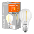 LEDVANCE SMART LED žiarovka FILAMENT CLAS A 60 6W E27 Teplá biela