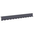 vidaXL Obrubník trávnika 20 ks 102 x 10 x 4 cm Oceľ Antracitová