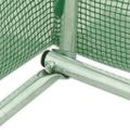 vidaXL Fóliovník s oceľovým rámom zelený 48 m² 24x2x2 m
