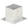 vidaXL Kotvy na stĺpiky 4 ks 141 mm galvanizovaný kov