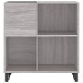 vidaXL Skrinka na platne sivá sonoma 84,5x38x48 cm kompozitné drevo