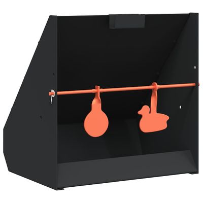 vidaXL Lapač diaboliek Čierna 31 x 23 x 31,5 cm Oceľ