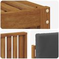 vidaXL Záhradná súprava gaučov 6 ks Prírodná a antracitová