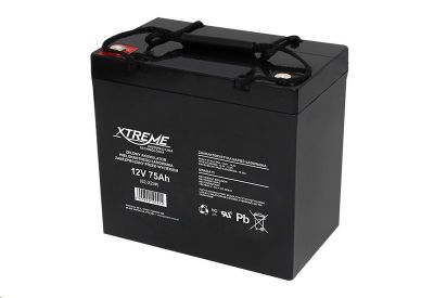 Olovenná batéria 12V / 75Ah XTREME / Enerwell bezúdržbový akumulátor