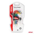 Imbusové kľúče TORX z ocele S2 9ks AMiO-04300
