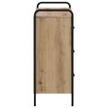 vidaXL Servírovacia skriňa Dub artisan 97 x 33 x 81 cm