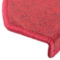 vidaXL Schodové rohože 20 ks 65x24x4 cm červené, polkruhové, veľké