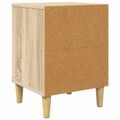 vidaXL Nočný stolík ESSEN 2 ks Dub sonoma 36 x 33 x 50 cm