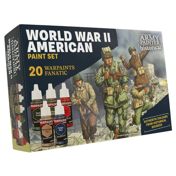 Sada barev Army Painter: Historical - WWII American