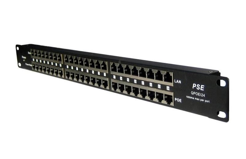MHPower POE-PAN24 tienený 24-portový pasívny POE panel