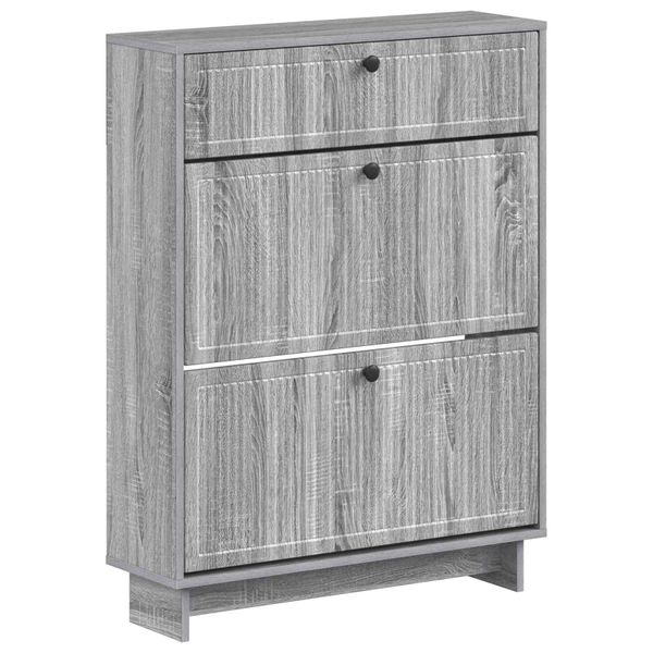 vidaXL Skriňa na topánky EDE 78 x 24 x 103 cm Kompozitné drevo
