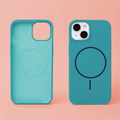 Silicone Thin Mag case for iPhone 17 6,3" / 18 6,3" turquoise