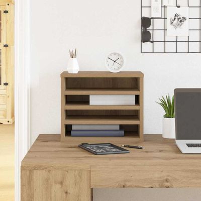 vidaXL Organizér na pult Remeselný dub 36 x 26 x 29,5 cm