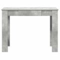 vidaXL Stôl betónovosivý 100x45x75 cm spracované drevo