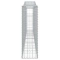 vidaXL Oblúkový gabionový kôš 400x30x100/120 cm pozinkované železo
