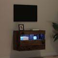 vidaXL TV nástenná skriňa 60 x 30 x 40 cm Staré drevo Kompozitné drevo