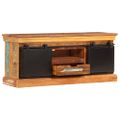 vidaXL TV skrinka 110x30x45 cm, recyklovaný masív