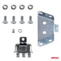 Zvuková signalizácia klaksónu sada 2 ks červená 125 mm 12V AMIO-04075