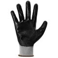 vidaXL Pracovné rukavice 24 ks Šedá a čierna 8 / m Polyester