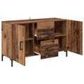 vidaXL Servírovacia skriňa Staré drevo 100 x 36 x 60 cm