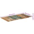 vidaXL Obdĺžniková stolová doska 60x120cm, 15-16 mm, recyklovaný masív