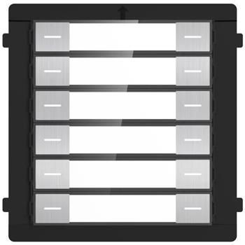Hikvision Modul interkomu s 12 tlačidlami; nerez