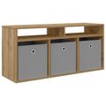 vidaXL Nízka skriňa 102 x 32 x 48,5 cm Remeselný dub