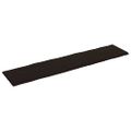 vidaXL Stolová doska tmavohnedá 220x50x(2-4)cm ošetrený masív hrany