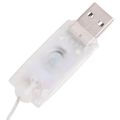 vidaXL Dekoratívny vianočný snehuliak LED luxusná látka 90 cm