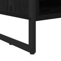 vidaXL Skriňa na topánky 100 x 35 x 44 cm Kompozitné drevo Čierny dub