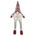LED vianočný škriatok sediaci, 27 cm, 3x AA, vnútorný, teplá biela